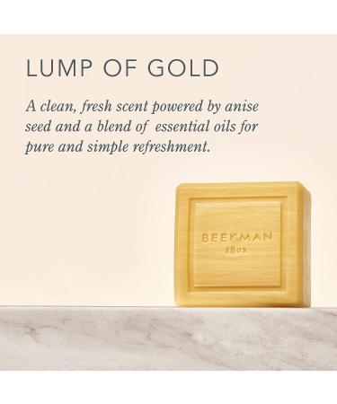 Beekman 1802 Goat Milk Soap Bar Lump of Gold - 8 oz - Nourishing, Moisturizing, and Sparkling - Ideal for Sensitive Skin - Cruelty-Free - Buy Online on SooperMarket.com
