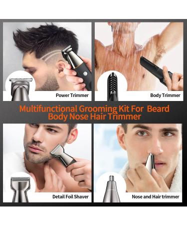 vsmooth Beard Trimmer for Men | Multifunctional Waterproof Hair Clipper & Precision Trimmer for Mustache Body Nose and Ear - Buy Online on SooperMarket.com