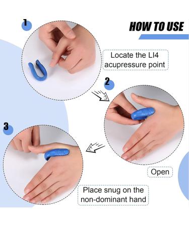 clinmday Hypoglycemic Acupoint Clip Sugar Control Pain Relief & Compact Size Portable & Acupressure Point Clips for Control Blood Sugar Relief Tension Anxiety 4pcs - Buy Online on SooperMarket.com