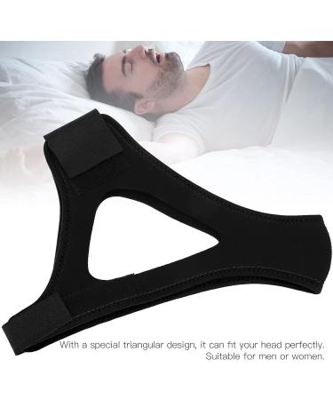 Adjustable Self-Adhesive Anti Snore Chin Strap - Black - Buy Online on SooperMarket.com