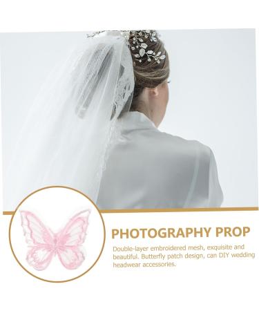 STOBOK 30pcs Mesh Butterfly Patch Clothes Caps Organza Butterflies Sewing Patches Clothing The Fabric - Buy Online on SooperMarket.com