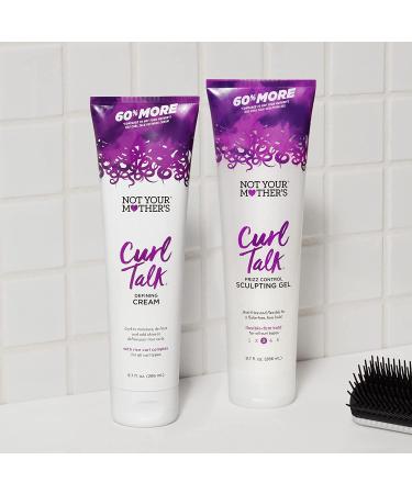 Not Your Mother's Curl Talk Frizz Control Gel & Defining Cream 2-Pack - Rice Curl Complex - For All Curly Hair Types - 9.7 Fl Oz - Buy Online on SooperMarket.com