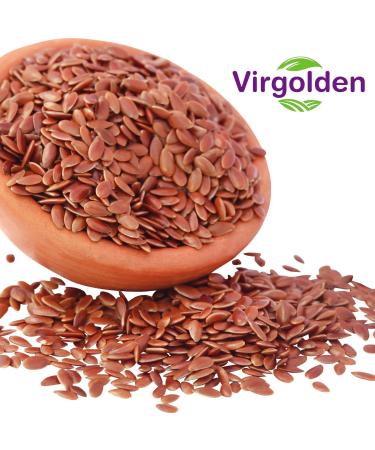 Brown Linseed (Flax Seed) 500g by Virgolden - Buy Online on SooperMarket.com