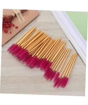 KALLORY 50 Pcs Colored Mascara Lash Bonder Mascara Black Eyelash Mascara Brush Eyelash Brush Stick Make up 50 Pcs Rose - Buy Online on SooperMarket.com