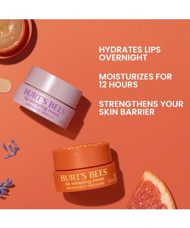 Burt s Bees Moonlight Orchard Lip Sleeping Mask - Hydrating Overnight Lip Treatment & Stocking Stuffer Gift | Hyaluronic Acid & Squalane - 0.45 oz - Buy Online on SooperMarket.com