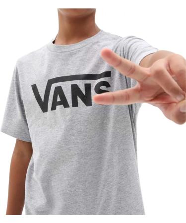 Vans Unisex Kids' K Classic T-Shirt - Grey (Athletic Heather-black Atj), Size 27.5 EU XL - Buy Online on SooperMarket.com