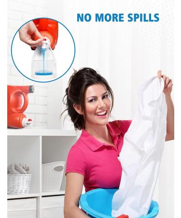 Cossylife Laundry Detergent Cup Holder - 2 Pack | Drip Catcher & Fabric Softener Gadget | Tidy Laundry Room Solution - Buy Online on SooperMarket.com