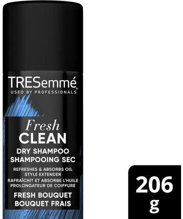 TRESemm Fresh Clean Dry Shampoo oily hair style extender refreshes & absorbs oil with natural tapioca starch Fresh Bouquet Scent 206 g - Buy Online on SooperMarket.com