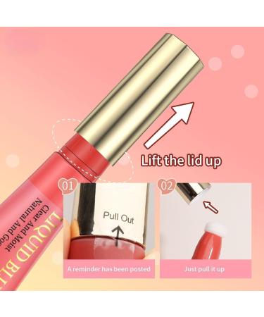 Lovelycat Pink Powder Powder Blusher Liquid Beauty Stick Shiny Velvet Texture Easy to Mix Soft Powder Powder Blusher Makeup Lasting Soft Natural Dew Durable (05# One Size) 05# 1 g (Pack of 1) - Buy Online on SooperMarket.com
