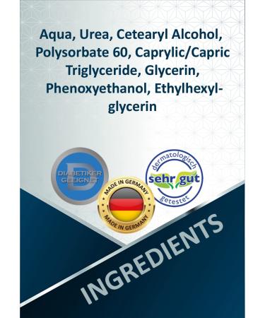 Blueline 10% Urea Cream 500ml | Body Cream for Very Dry Skin Psoriasis & Neurodermatitis | Itch Relief & Skin Care for Rashes & Blemishes - Buy Online on SooperMarket.com