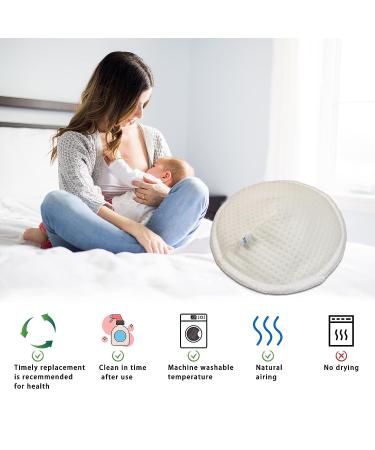 AnAnBaby Non Slip Organic Bamboo Nipple Pads for Breastfeeding 10 Pack  Washable Breast Pads with Washing Bag and Carrying Bag 4 Layers Reusable Nursing Pads 4.74" - Buy Online on SooperMarket.com