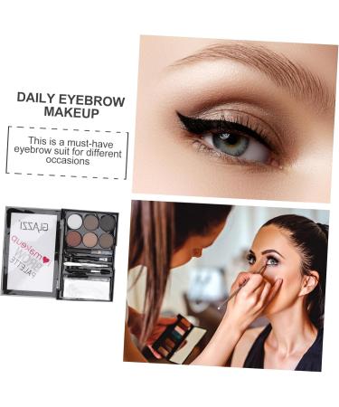 NOLITOY 3 Sets Eyebrow Brush Six-color Eyebrow Powder Eye Mp Ushes Lit Lady Eyebrow Powder Miss Lasting - Buy Online on SooperMarket.com