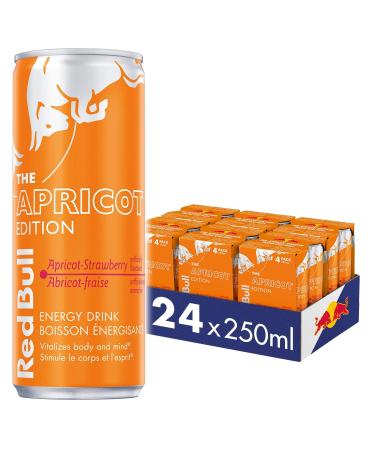 Red Bull Energy Drink Apricot-Strawberry 250ml (24 pack) 250ml (Pack of 24)