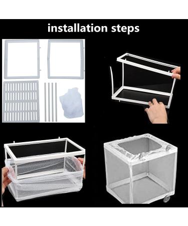 Alfyng 2 Pcs Fish Tank Breeder Net - Hatchery Breeder Box with Suction Cup - Buy Online on SooperMarket.com