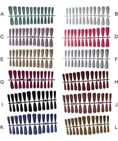 Dajidafu 24 Pieces False Nails Full Cover T-shaped Extra Long Press on Coffin Style Nail Tips DIY Supplies for Home Salon silver - Buy Online on SooperMarket.com