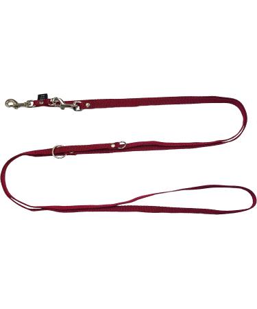 Elropet Adjustable Dog Leash for Small Dogs | Mini Double Linen 2m-5m | 3.50m Bordeaux 4 Times Adjustable - Perfect for Pet Training! - Buy Online on SooperMarket.com