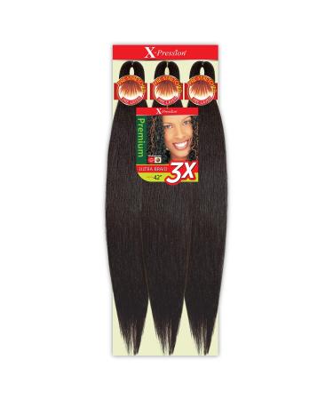 MULTI PACK DEALS! Outre Braids X-Pression Kanekaion 3X Pre Stretched Braid 42 (3-PACK 1B)