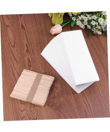 Magiclulu 800 Wooden Wax Depilatory Strips - Strong Cotton Hair Removal Paper & Body Wax Rod - Buy Online on SooperMarket.com