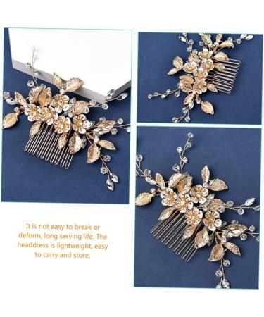 HAPINARY girls hair accessories European and American hair accessories bridal hair accessories accessories Hand made bridesmaid bride headpieces for wedding hairpin bride hair accessory - Buy Online on SooperMarket.com
