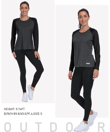 Ajezmax Women s Long-Sleeved UV Shirt | UPF 50+ Quick-Drying Running & Outdoor T-Shirt | Light Dark Gray - Buy Online on SooperMarket.com