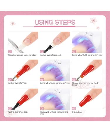 EONFAVE Gel Nail Polish - Gel Nail Varnish - Long Lasting Natural Color Soak Off U V Gel Nail Varnish Nail Art QF11 - Buy Online on SooperMarket.com