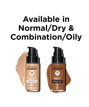Revlon ColorStay Makeup SPF 20 1.0 oz - Pack of 2, Porcelain - Medium-Full Coverage, Natural Finish, Oil Free - Buy Online on SooperMarket.com