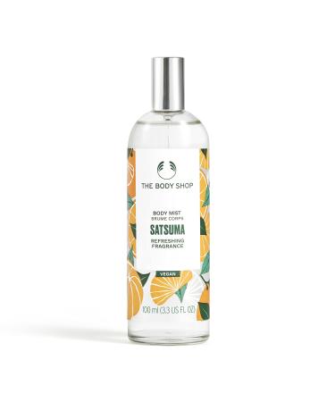 The Body Shop Satsuma Body Mist Refreshes and Cools with a Citrus Scent Vegan 3.3 oz