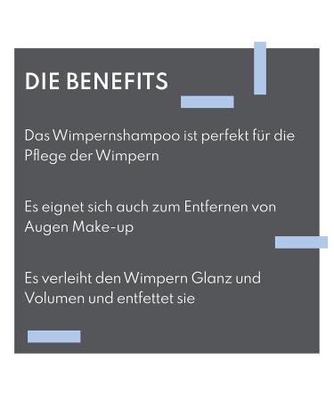 Augenmanufaktur Eyelash Shampoo 50ml - Best Eye Make-Up Remover for Eyelash Extensions | International Shipping - Buy Online on SooperMarket.com