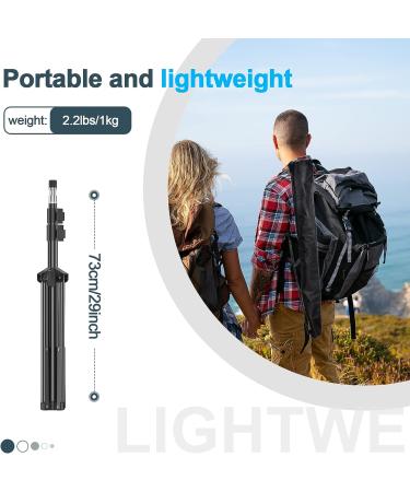 EMART 7 Ft Photography Light Stand - Portable Tripod Stand for Speedlight, Flash, Softbox, Umbrella - 2 Pack 7ft with Carry Case - Buy Online on SooperMarket.com