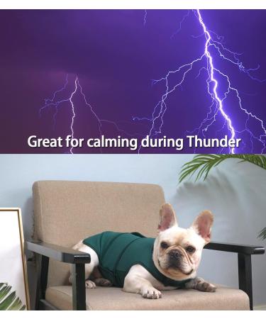 Sychien Dog Thunder Jacket Calming Anxiety Shirt Thunder Vest for Extra Large boy Girl Dogs Labrador Green XXL XXL Green - Buy Online on SooperMarket.com