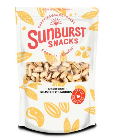Sunburst Pistachio Nuts Jumbo Dry Roasted and Salted Non GMO (No Oil) 500 g