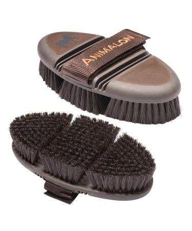 Animalon Careeflex Kard tsche | Ergonomic & Flexible Horse Brush with Velcro Fastener | Essential Cleaning Tool for Horse Care Accessories - Buy Online on SooperMarket.com