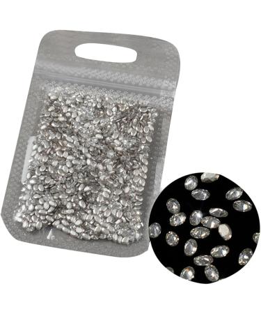 1440Pcs Flatback Rhinestones Nails Art For DIY Projects And Clothing Embellishments Crafts And Sewing Nails Art Decoration 03 small trapezoid - Buy Online on SooperMarket.com