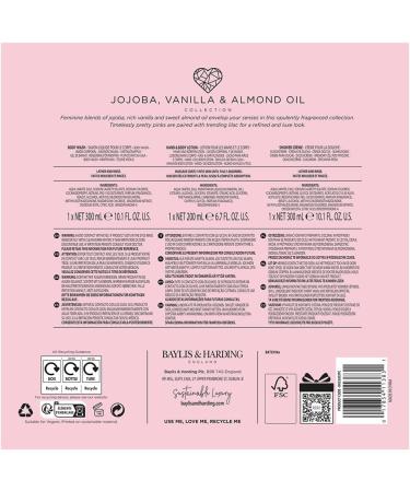 Baylis & Harding Jojoba Vanilla & Almond Oil Luxury Bathing Essentials Gift Set (Vegan Friendly) - Buy Online on SooperMarket.com