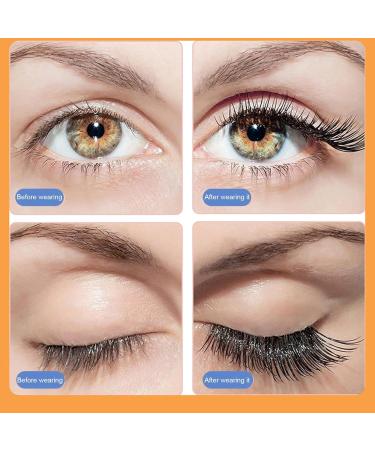Bexdug Reusable Magnetic Eyelashes - Women False Eyelashes | With Clip Natural Look Magnetic Lashes Magnetic Fake Lashes For Easy Application - Buy Online on SooperMarket.com