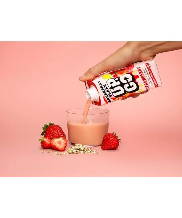 UP & GO Strawberry & Banana Breakfast Drink (330ml x 8) - High Protein, Calcium & Fibre - Buy Online on SooperMarket.com