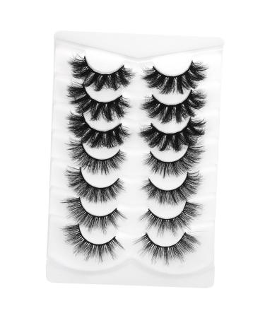 HAPINARY 7 Pairs Eyelashes Fake Lashes Natural False Lashes Women Makeup Tools Fake Lashes Full Makeup Accessories