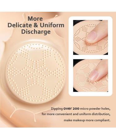 Mushroom Head Air Cushion CC Cream BB Cream Moisturizing Concealer Full Coverage Oil Control Long-Lasting Waterproof BB Cream Liquid Foundation Lightweight Flawless Brightening Makeup (Ivory) 20 g (Pack of 1) Ivory - Buy Online on SooperMarket.com