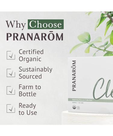Pranarom Skincare Collection | 100% Pure Organic Essential Oils for Oily Skin - Cleanse Moisturize & Refresh - Buy Online on SooperMarket.com