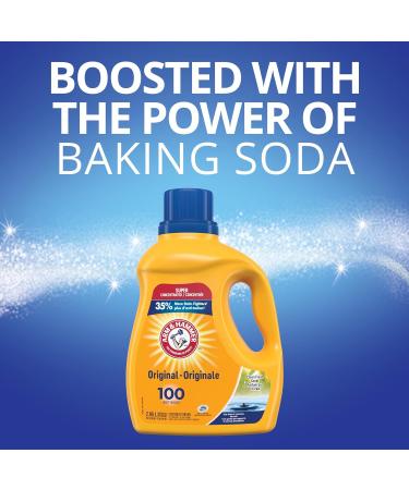 Arm & Hammer Liquid Laundry Detergent Super Concentrated Clean Fresh Scent 100 Loads 2.96-L - Buy Online on SooperMarket.com
