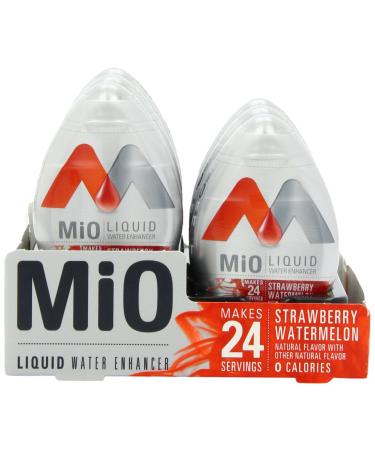 MiO Liquid Water Enhancer, Strawberry Watermelon, 1.62 Ounce (Pack of 12) Strawberry Watermelon 1.62 Ounce (Pack of 12)