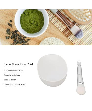 Easy Clean Face Mask Bowl Set | Reusable Silicone Mixing Bowls & Soft Brushes for DIY Masks Exfoliants & Lotions - International Shipping Available - Buy Online on SooperMarket.com