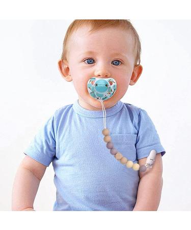AUXHCYL 8 Pcs Baby Dummy Clips Set with Silicone Holder - Unisex Newborn Dummies - Buy Online on SooperMarket.com