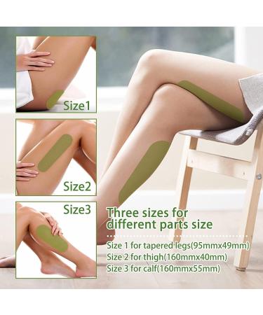 SizSlim Leg S_limming Herbal P_atch Leg Sl_Imming Herbal Patch Wormwood Lower Body Treatment Patch Breaks Down Cellulite for Better Body Shape (90PCS) - Buy Online on SooperMarket.com