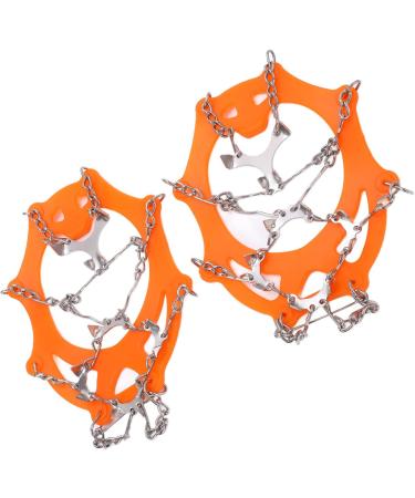 2pcs/Set 12 Tooth Mountaineering Crampons Ice Snow Grips Wearproof Anti Skid Snow Shoes Accessory for Snow Boots and Shoes(M Code) Climbing Climbing Tool - Buy Online on SooperMarket.com