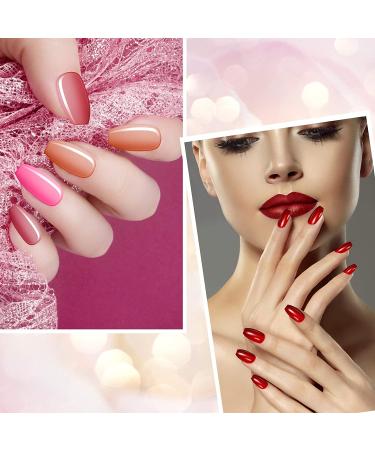 720Pcs 30 Sets Medium Square False Nails - Classic Color Glossy Press-On Ballerina Coffin Nails for Women & Girls | DIY Full Cover Artificial Fake Nails - Buy Online on SooperMarket.com