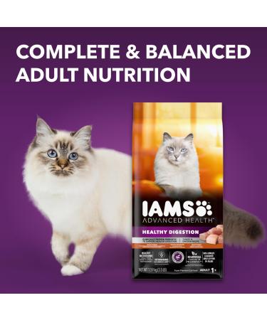 Iams Advanced Health Healthy Digestion Adult Dry Cat Food Turkey & Chicken Recipe 1.59kg Bag - Buy Online on SooperMarket.com