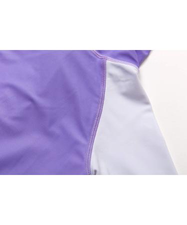 BONVERANO Baby Boys Swimsuit | UPF 50+ Sun Protection | Full-Zip Hoodie | Purple | 6-9 Months - Buy Online on SooperMarket.com