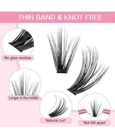 280 Pcs Individual Lashes Cluster Lashes 30D+40D C Curl 9-15Mix Lash Clusters DIY Lash Extension At Home Lashes That Look Like Eyelash Extensions (30D+40D-C 9-15mix) 9-15 mix 30+40-C-Large - Buy Online on SooperMarket.com