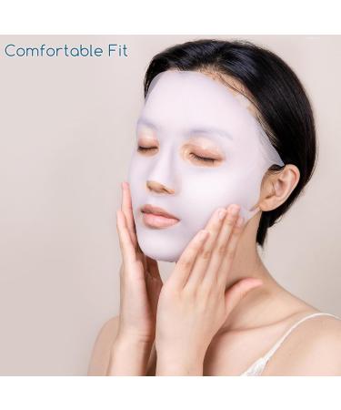FRCOLOR Silicone Face Masks - Reusable Moisturizing Mask Sheet for Skincare | 3 Pcs Beauty Tool for Women & Girls - Buy Online on SooperMarket.com